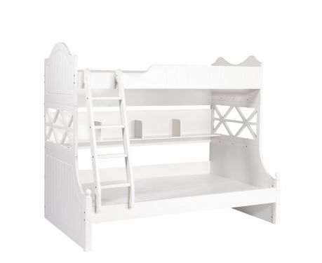 Poschodová posteľ PADDI biela kolekcia VICTORIA
